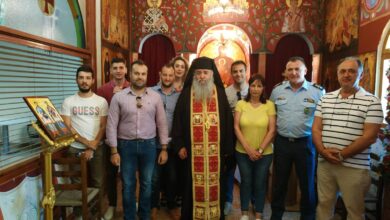 Φωτογραφία του Η Ε.ΑΣ.Υ.Α. στον Αγιασμό για την ανακαίνιση του παρεκκλησίου της Γ.Α.Δ.Α.