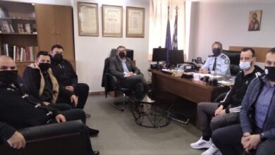 Φωτογραφία του Συνάντηση της Ε.ΑΣ.Υ.Α. με τον Ταξίαρχο της Διεύθυνσης Αστυνομίας Αθηνών