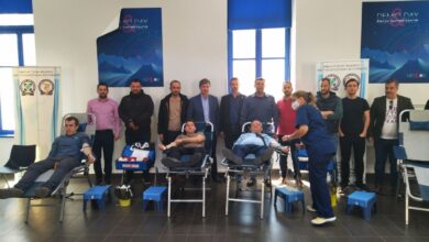 Φωτογραφία του Τεράστια συμμετοχή στην κοινή αιμοδοσία Ε.ΑΣ.Υ.Α.–Α.Ε.Α.Ε. στο ΚΕ.ΜΕ.Α.