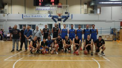 Φωτογραφία του Η Ε.ΑΣ.Υ.Α. στο φιλανθρωπικό αγώνα μπάσκετ της Υπ/νσης Δίωξης Ναρκωτικών