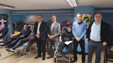 Φωτογραφία του Μαζική ήταν η προσέλευση των αστυνομικών στην αιμοδοσία που διοργάνωσε η Ε.ΑΣ.Υ.Α. στη Διεύθυνση Αστυνομικών Επιχειρήσεων Αττικής