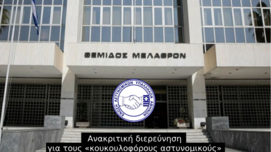 Φωτογραφία του Ανακριτική διερεύνηση για τους «κουκουλοφόρους αστυνομικούς»
