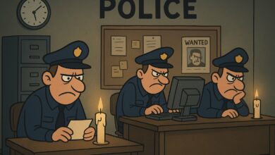 Φωτογραφία του Αστυνομικό Τμήμα με … vintage φωτισμό !