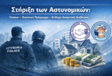 Φωτογραφία του Αίτημα συμπερίληψης των αστυνομικών στις ρυθμίσεις επιστροφής ενοικίου – επαναφορά προτάσεων για οικιστικό πρόγραμμα και επίδομα δυσμενούς διαβίωσης για την Αττική