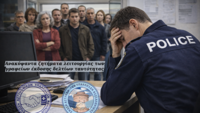 Φωτογραφία του Ανακύψαντα ζητήματα λειτουργίας των γραφείων έκδοσης δελτίων ταυτότητας